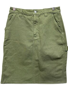 TNA Olive Green Mini Skirt